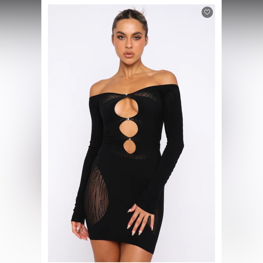 One Of A Kind Mini Dress Black